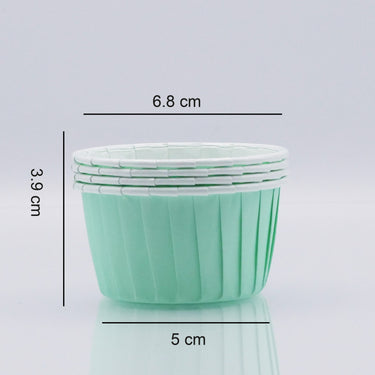 Cápsulas Cupcake Verde Água - JustAddLove